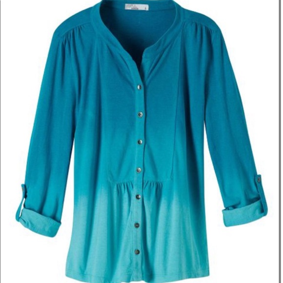 Prana Amber Shirt Teal - Picture 5 of 9